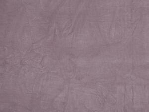Copri Letto Velluto Rosa per Letto 180 x 200 cm Sfoderabile Lavabile Beliani