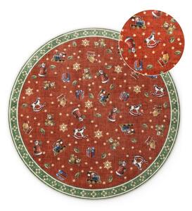 Tappeto rotondo rosso/verde a tema natalizio ø 200 cm Toy's Delight Nostalgic Noel Red Green – Villeroy&Boch