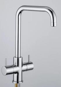 Solidchoice - Rubinetto da cucina a forma di croce con due maniglie