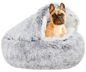 Omgoods - Cuccia a forma di ciambella per cani e gatti - In peluche, 65 cm, adatta a cani di piccola e media taglia