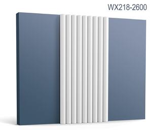 Orac Decor WX218-2600: Pannello murale 3D, rivestimento murale, pannello acustico, lunghezza 2,6 metri
