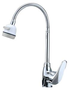 Solidchoice - Rubinetto da cucina girevole con corpo in ottone