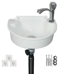 Omgoods - Mobiletti da bagno da montare a parete con sistema di fissaggio adesivo - 30x20 cm