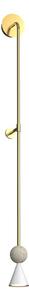MAXLIGHT W0449 - Lampada da parete LED BINGO LED/8W/230V CRI 92 dorata/beige