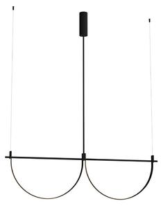 MAXLIGHT P0688 - Lampadario LED a sospensione su cavo VICTORIA LED/40W/230V CRI 90 nero