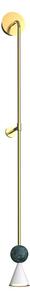 MAXLIGHT W0448 - LED Lampada da parete BINGO LED/8W/230V CRI 92 oro/verde