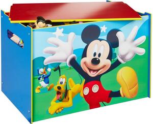 Disney Scatola da Gioco Mickey Mouse 60x40x40 cm Legno Blu WORL119012