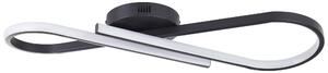 Plafoniera a LED BRILLIANT, 24 W, 3000 K, 2800 lm, bianco caldo, IP20, nera
