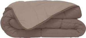 Piumino leggero in microfibra HUDSON 200g / m� 240x260cm taupe e lino