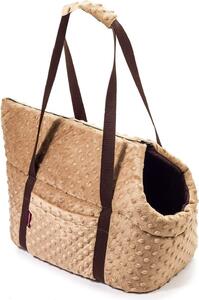 Borsa per cani Borsa da trasporto per cani Gatti Borsa da trasporto New Beige Minky L