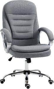 Sedia da ufficio Vinsetto: sedia girevole ergonomica a 360°, con funzione di oscillazione e regolazione in altezza