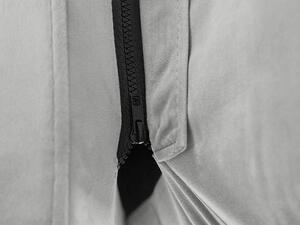 Letto imbottito moderno in velluto di colore grigio 140 x 200 cm moderno elegante Beliani