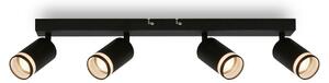 Faretto da soffitto Lampada da soffitto Lampada da soffitto Camera da letto Orientabile 4 luci GU10