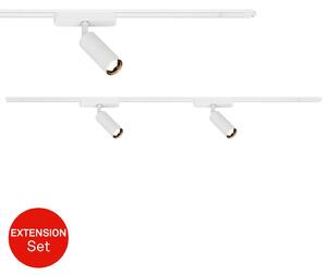 Sistema di binari Briloner Luxtrail, set di estensione, 2x faretti LED, bianco