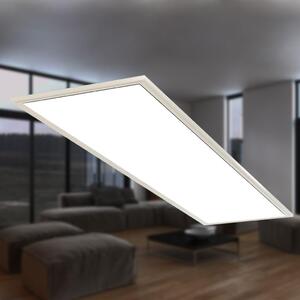 Briloner Simple LED plafoniera, pannello LED piatto, angolare, 119,5x29,5 cm, bianco
