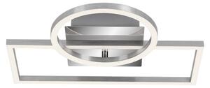 Lampada da soffitto a LED dimmerabile con funzione memoria, orientabile, metallo cromato-alluminio 19,6 W Briloner
