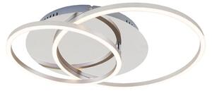 Lampada da soffitto a LED Lampada da soffitto dimmerabile Cromo-alluminio 3000K Ø 30cm 40 W Briloner