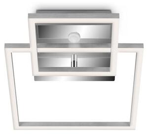 Lampada da soffitto a LED con sensore di movimento 19,6 W argento metallo-plastica Telefunken