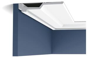 Orac Decor C354 Luxxus profilo decorativo per soffitto modanatura decorativa a stucco modanatura decorativa a cornice modanatura angolare profilo perimetrale | 2 metri