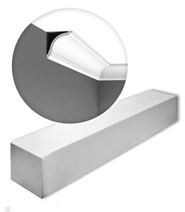 Orac Decor CX199-box AXXENT 1 cartone con 24 strisce decorative Cornice per soffitto stile classico colore bianco | 48 m