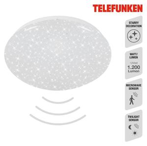 Lampada da soffitto a LED con sensore cielo stellato 12 W bianco metallo-plastica Telefunken