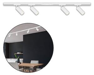 Sistema di binari Briloner Rail, set completo, 4x faretti LED, bianco