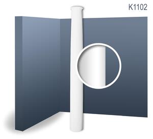 Orac Decor K1102 Luxxus Stucco Fusto della colonna Forma rotonda classica Materiale espanso duro Leggero Stabile Bianco | 2,01 metri