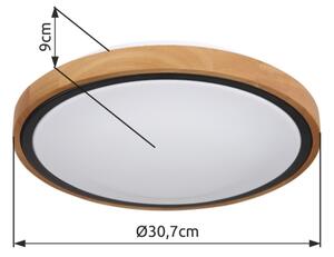 Globo 41764-12 - Plafoniera LED BRUNO LED/12W/230V 307 mm 3000/4500/6000K