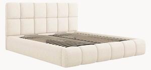 Letto imbottito in ciniglia con contenitore Tropea