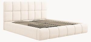 Letto imbottito in ciniglia con contenitore Tropea