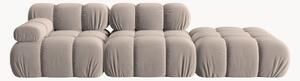 Chaise longue componibile 4 posti in velluto Tropea, larg. 282 cm