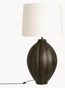 Lampada da tavolo grande con frontale millerighe Fluted