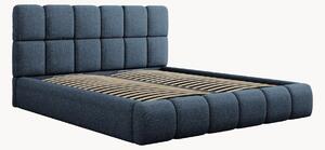 Letto imbottito in ciniglia con contenitore Tropea