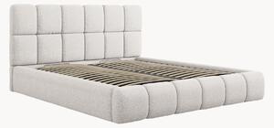 Letto imbottito in ciniglia con contenitore Tropea