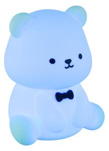 Globo 2870 - Lampada da notte per bambini ricaricabile e dimmerabile LED RGBW TEDDY LED/1W/5V 1200 mAh a forma di orso