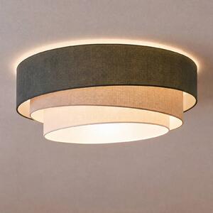 Plafoniera soffitto Trio Duolla, Cucina, Tessuto / Stoffa / Seta, Giovanile, Plafoniera