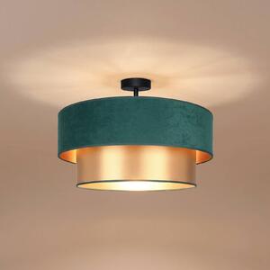 Plafoniera soffitto Dorina Duolla, Verde, Cucina, Tessuto / Stoffa / Seta, Giovanile, Plafoniera