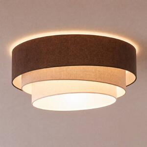 Plafoniera soffitto Trio Duolla, Cucina, Tessuto / Stoffa / Seta, Giovanile, Plafoniera