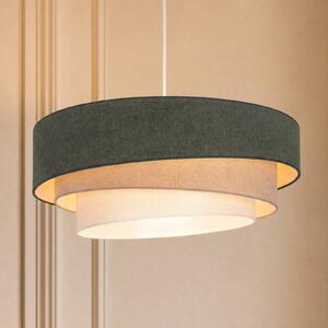 Lampada a sospensione Trio Duolla, Soggiorno / Sala da pranzo, Tessuto / Stoffa / Seta, Giovanile, Lampada a sospensione