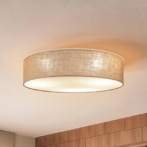 Plafoniera soffitto Boho Duolla, Marrone / Ruggine, Corridoio, Tessuto / Stoffa / Seta, Plafoniera