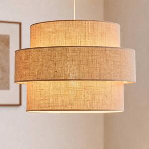 Lampada a sospensione Space Duolla, Marrone / Ruggine, Camera da letto, Tessuto / Stoffa / Seta, Lampada a sospensione