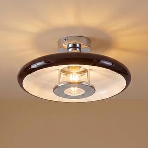 Plafoniera soffitto Branford Lindby, dimmerabile, Marrone / Ruggine, Soggiorno / Sala da pranzo, Metallo, Vintage, Plafoniera