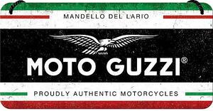 Cartello in metallo Moto Guzzi Italian, (20 x 10 cm)