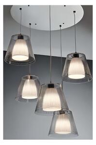JOLLY SPP LAMPADARIO A SOSPENSIONE 5 LUCI DIFFUSORI IN ACRILICO VARI COLORI
