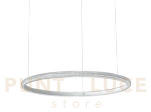 Miracle sospensione con decoro effetto cristallo bianco led 3000k 4