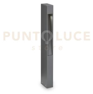 Mercurio paletto da esterno 1 luce attacco g9 antracite 60cm ip44