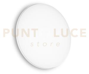 Mib plafoniera led 3000k 18w 1850lm d.30cm bianca ip65