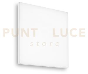 Mib plafoniera led 3000k 18w 1950lm 30x30cm bianca ip65