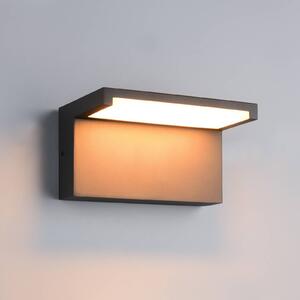 Trio Lighting Applique da esterni Ravi, Nero, Alluminio, Moderno, Applique da esterni