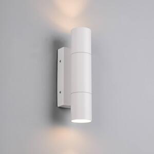 Trio Lighting Applique da esterni Yamuna, dimmerabile, Bianco / Opale, Alluminio, Moderno, Applique da esterni